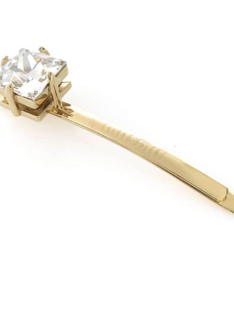 Miumiu Hairpin Gold Metal